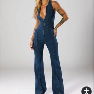 REVICE Blue Denim Jumpsuit